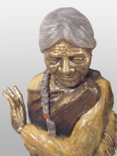 Spirit Guides - Sage Woman Closeup View
