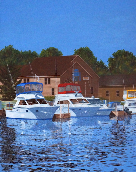 Sheboygan River Marina 30x24