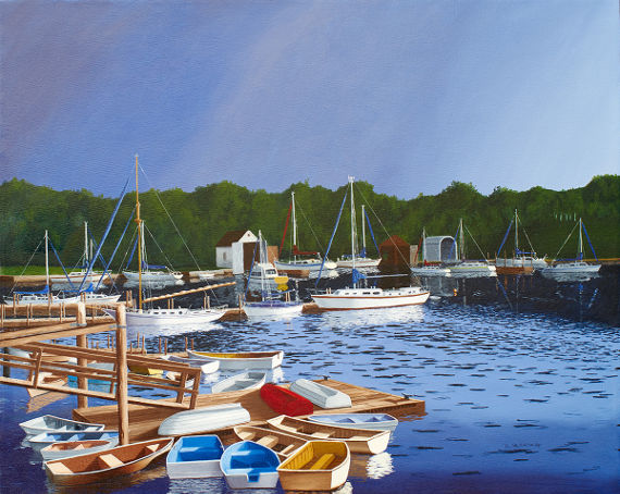 38 Boats 24x30