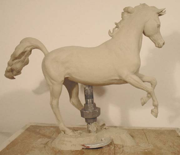 Crescent Princess in Clay - Right View Crescent Princessin Clay - Right View